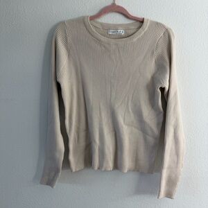 Primark Women’s Cream Crew Neck Lightweight Sweater Size XL NWT